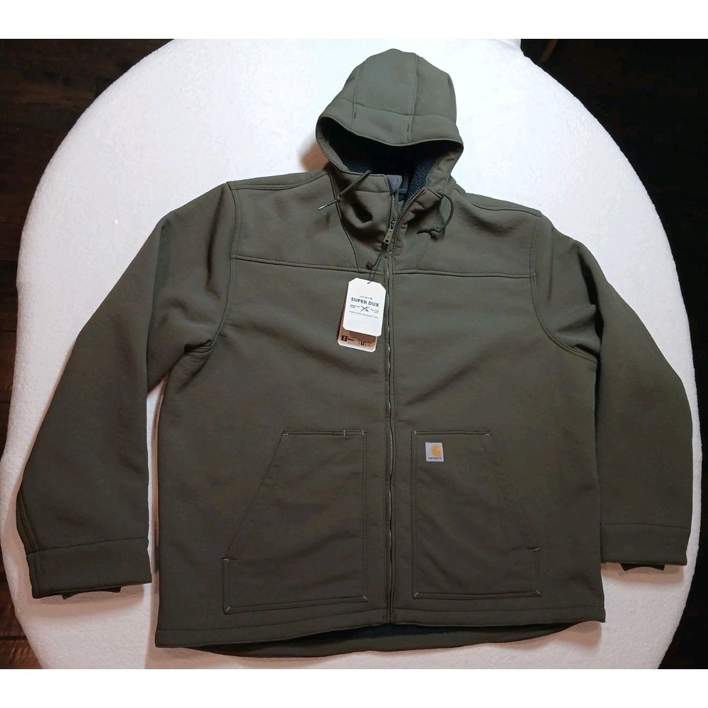 Carhartt Men's 2XL Tall OJ5001-M Super‎ Dux Relaxed Fit Sherpa-Lined Active Jac